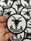 "Capricorn", Astrology iron-on Patch, Embroidered Zodiac Signs, Vintage, 3" inches